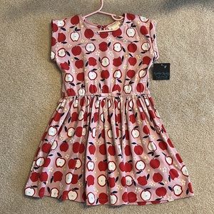 NEW NWT Cynthia Rowley Girls Apple Back to School Size 7-8